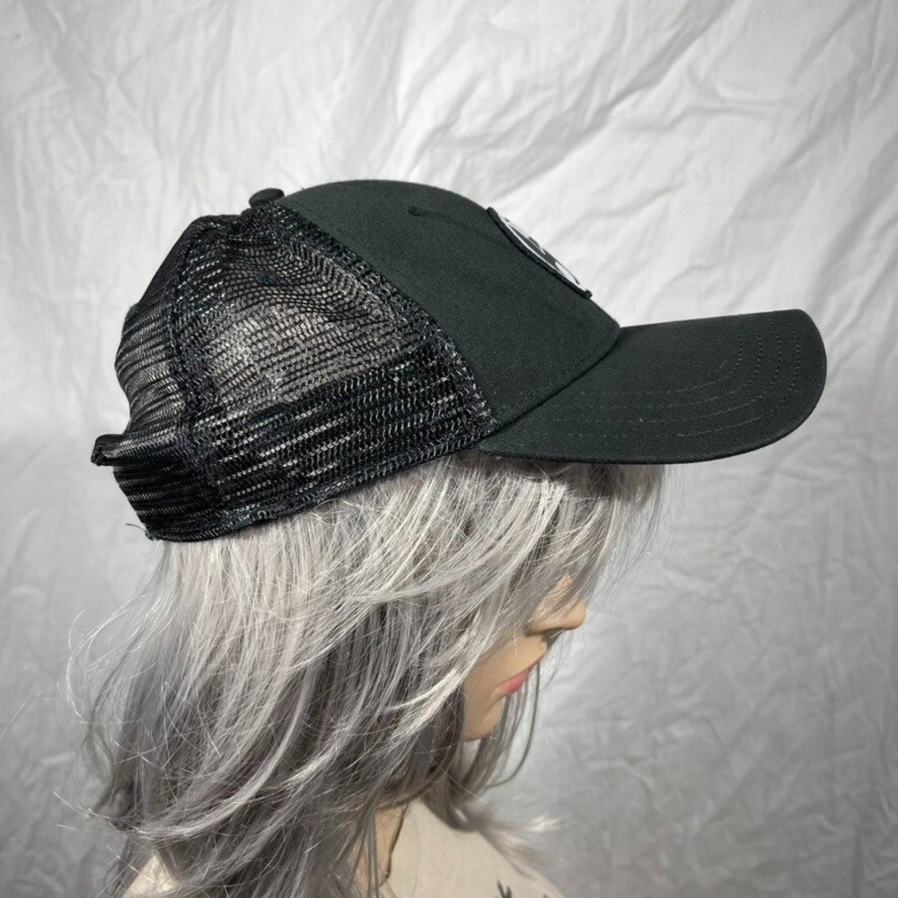 FIVE Hat Cap Mens Adjustable Black Vented Baseball Trucker American Snapback - Picture 5 of 14